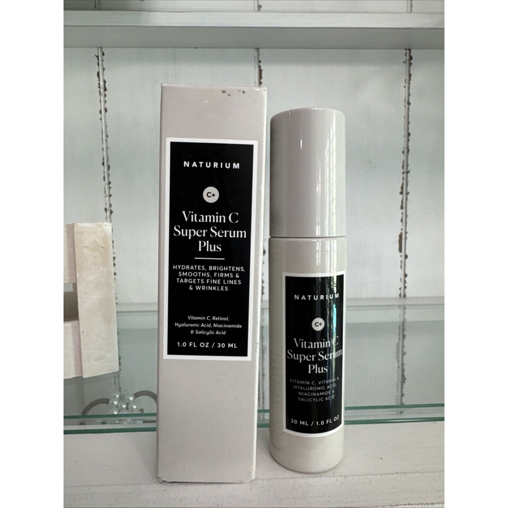 Naturium Vitamin C Super Serum Plus Hydrates Brightens Anti-Aging 1 oz / 30mL‎